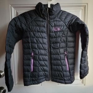 Mountain Hardwear Micro Ratio Kids Black Puffer Jacket